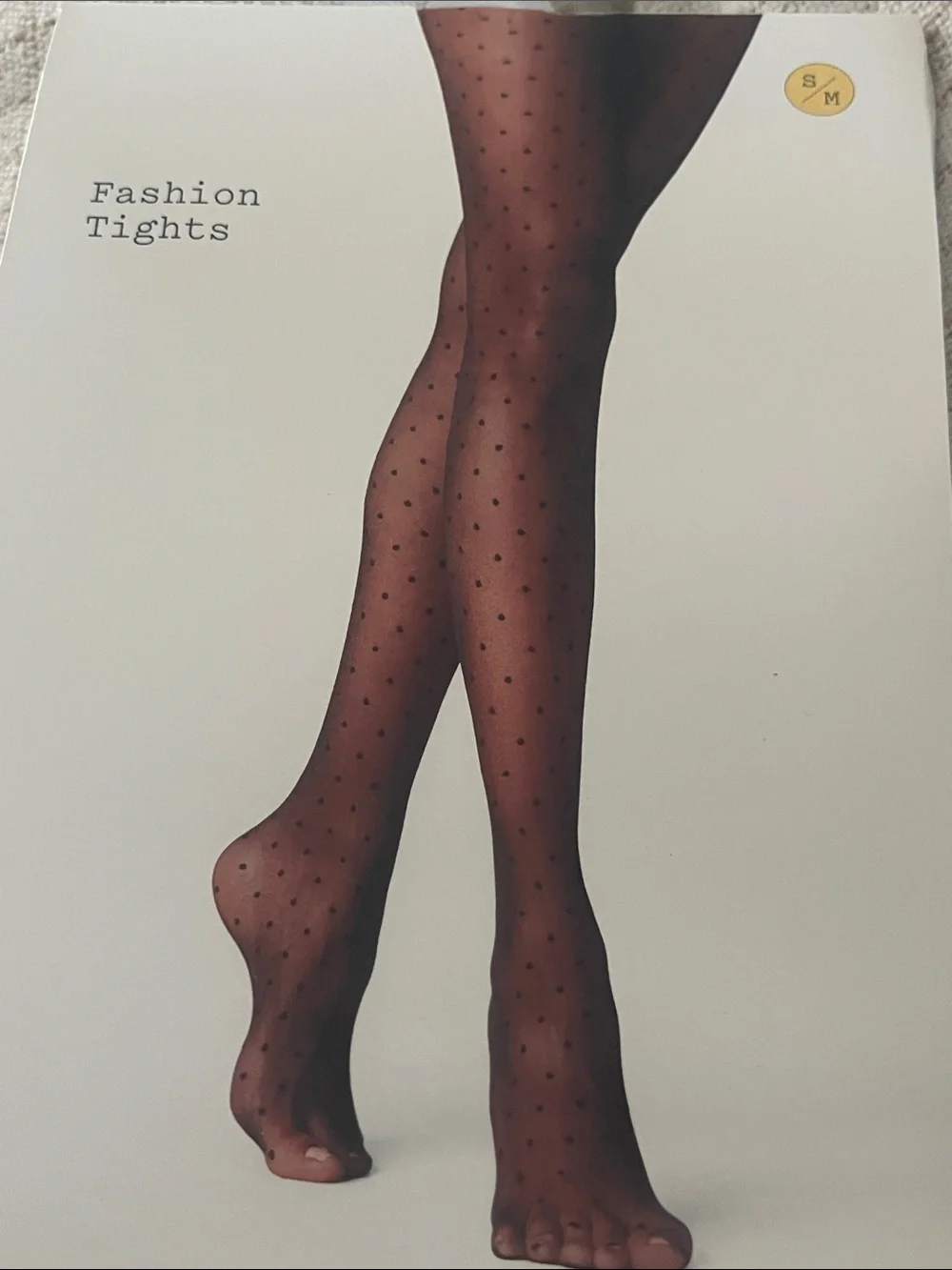 a new day Black Polka Dot Sheer Tights